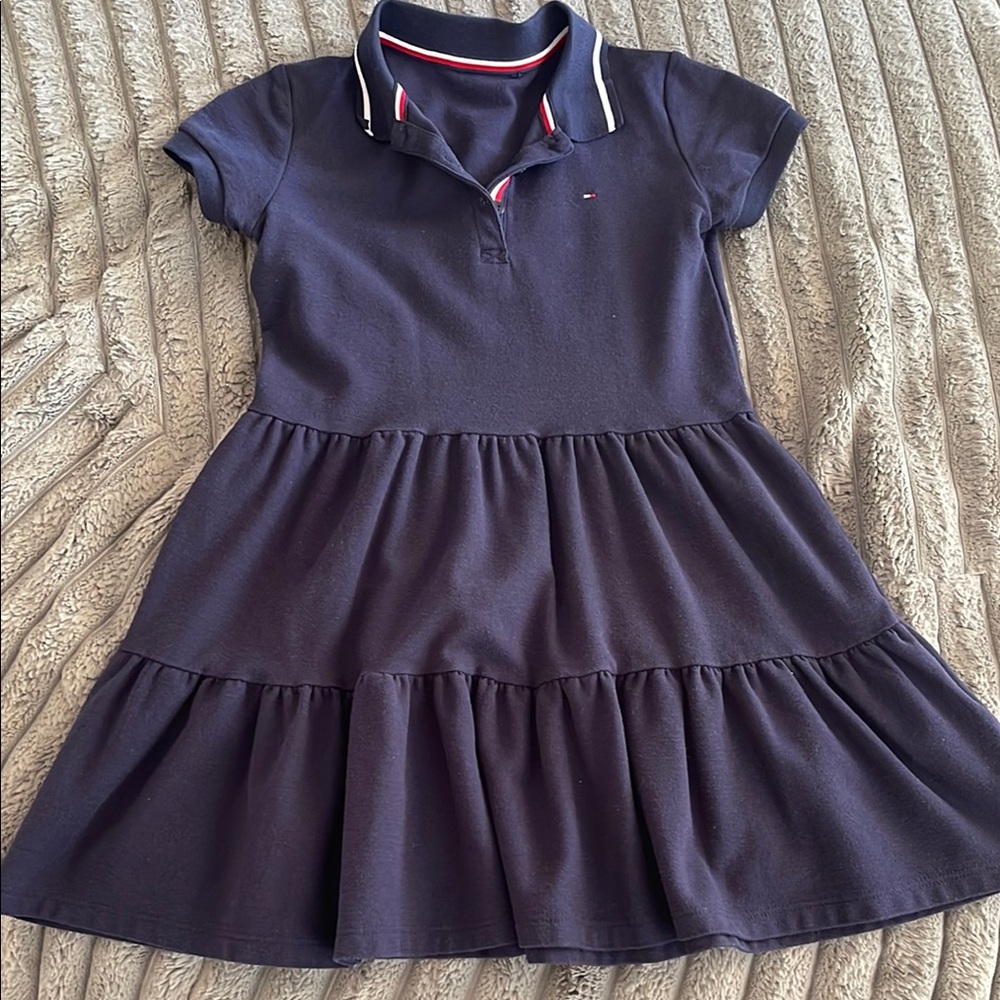 Tommy Hilfiger Navy Blue Kids Casual Dress